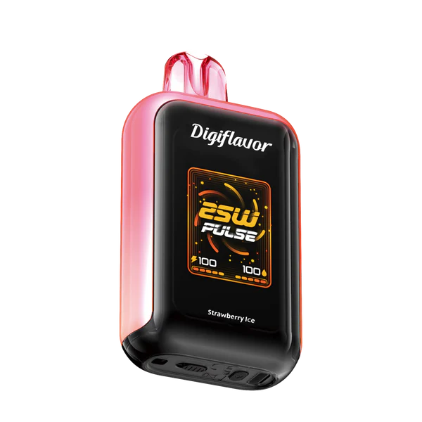 Digiflavor SKY 25K Strawberry Ice Disposable Vape - Black Coral